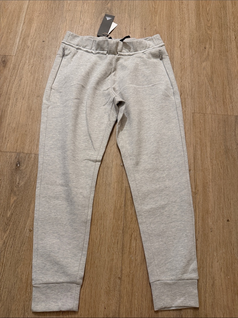 adidas Light Gray Jogger Sweatpants